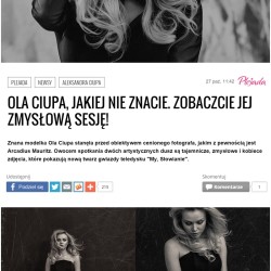 plejada.pl - Ola Ciupa wearing 'Follow the Black' Collection by AM